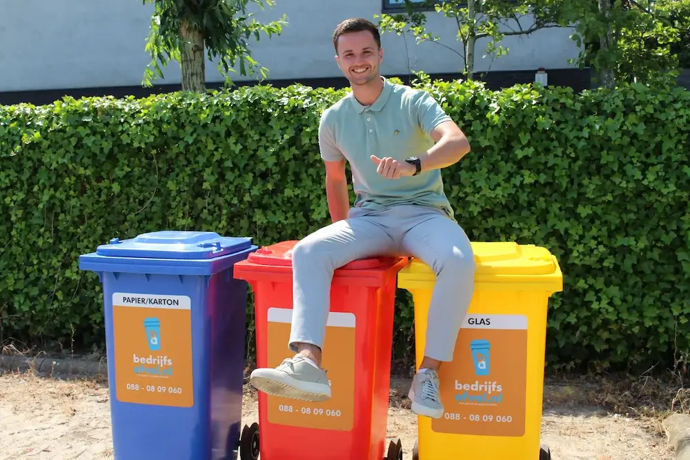 Maatwerk WooCommerce webshop van Bedrijfsafval.nl met custom container-keuzehulp